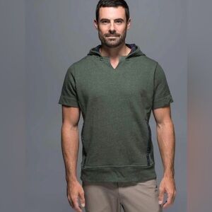 Lululemon Green Short Sleeve Hoodie